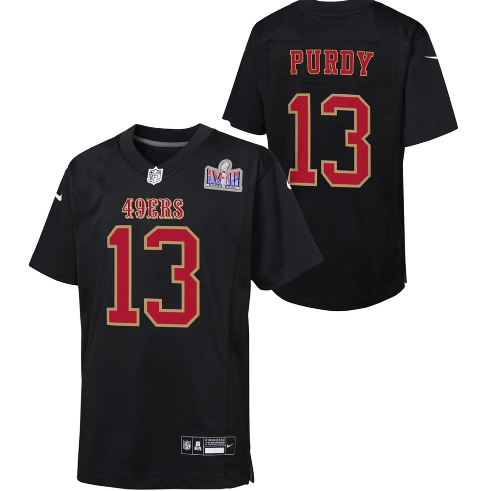 Brock Purdy San Francisco 49ers #13 Super Bowl LVIII men’s Jersey